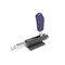 Kifix Straight Line Action Clamp, Square Plunger, 1980 lb. Retention Force, 1.89 Plunger Travel KF-KT-012 - alternate 1